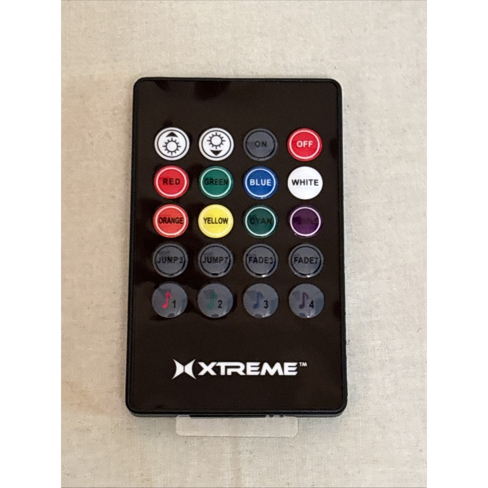 OEM XTREME Light & Sound Black Wireless Remote Control for LED Systems